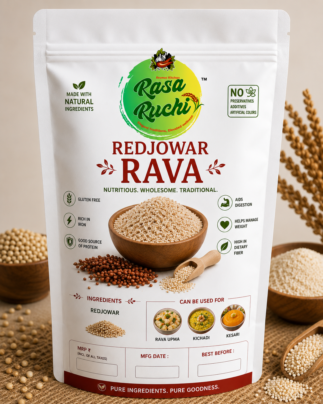REDJOWAR UPMA KICHADI KESARI MIX